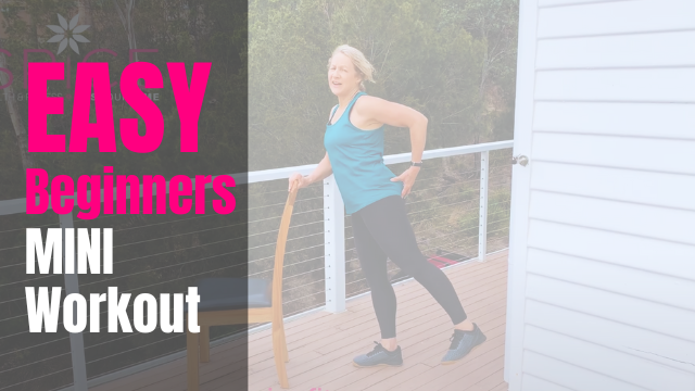 Over 50 easy beginners mini workout