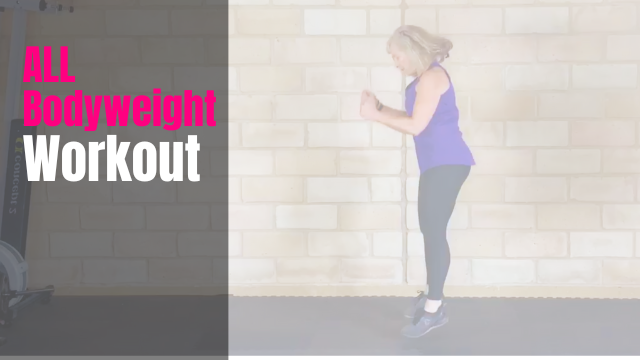 ALL Bodyweight Workout Women Over 50