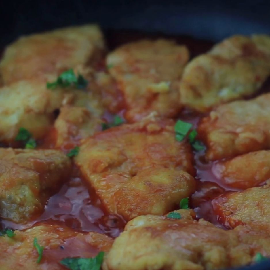 Coconut Chicken in a Sweet Chilli Sauce