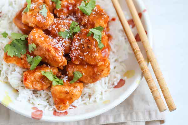 Coconut Chicken in a Sweet Chilli Sauce