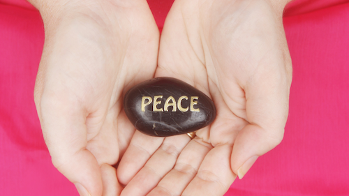Finding peace in hard times