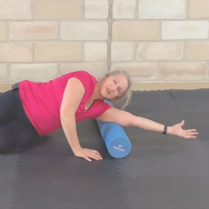 sheree foam roller stretch Foam Roller - The Ultimate Muscle Recovery Tool