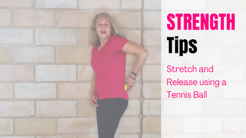 Stretch and Release using a Tennis Ball